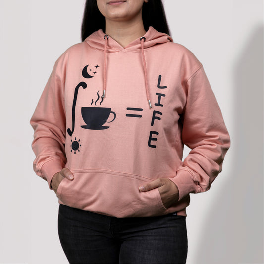 Integration of Tea/Coffee over Night and Day is Life - Women Hoodie